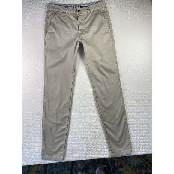 Perk Other - Perk Straight Slim Fit Stretch Chino Pants Men’s 32 X 34 Beige Tab Khaki